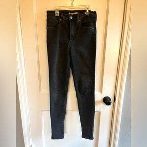 Levi’s dark grey mile high super skinny jeans